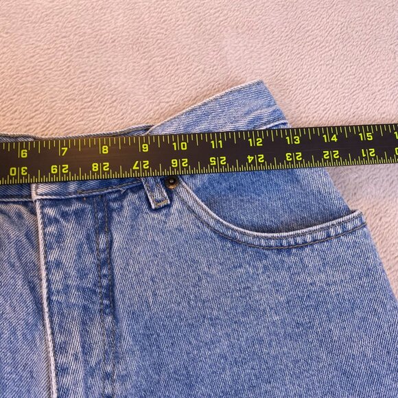 Bugle Boy Women's Jeans 8 Short  High-Waisted Light Blue Denim 100% Cotton - Picture 5 of 10